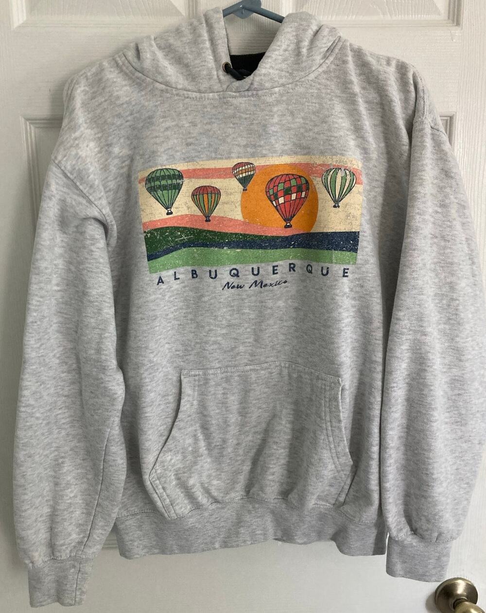 Prairie Mountain - Retro Vintage Graphic New Mexico Hoodie - M